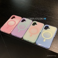 2 in 1 Magnetic-Gradient Suitable for 17pro Phone Case 15pro Fashion Creative ins Style 16pro New St