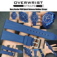 สายนาฬิกาแบบยางรุ่น Kevlar FKM Quick Release Rubber Straps