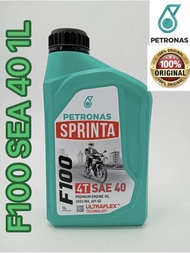 [PACKING BARU] 100% ORIGINAL PETRONAS 4T SPRINTA F100 SAE40 MINYAK MOTOR CASTROL