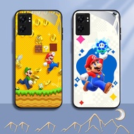 NC-88 Super Mario Game Glass Case For OPPO A57 A77S A17 A36 A77 A57S A76 A96 Realme C30S C55 C33 C30