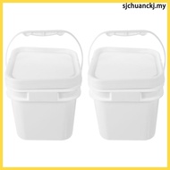 🔥 2Bhg Ember Plastik PP Putih Dengan Pemegang