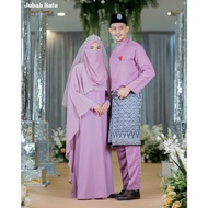 SET NIKAH/TUNANG/EVENT | BAJU JUBAH RATU ARAB DUSTY PURPLE