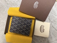Goyard navy wallet