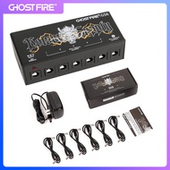 GHOSTFIRE ที่เหยียบ GS6 6เอาต์พุตแพดเดิลกีตาร์แหล่งจ่ายไฟเอฟเฟคที่เหยียบ9V 100/500mA