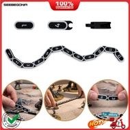 New* Dim Light Visible Ruler Modular Snap-fit Ruler 12-inch Modular Snap-fit Wargaming Chain Ruler w