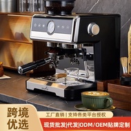 zhongyanling2 UDI Commercial Coffee Italian Semi Automatic Small Household Concentrate Grinding Integrated Machine Dual Heating 7020 Coffee Machines