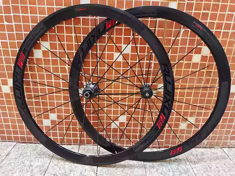 700c Super Loud Rujixu-pro 40mm Road Bike Wheelset Carbon Fiber Hub Tube For Race Bike Brakes rim br