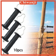 [Chiwanji] Electric Fence Gate Handle Spring Gate Handle Portable Direct Replaces Farm Fencing Acces