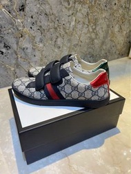 二手/ 正品 Gucci 休閒鞋 魔鬼氈 童鞋 女鞋 歐規37 大人可穿 極新