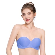 Young Hearts Young Curves Barely Barely Mesh 1/2 cup Wireless Push-Up Bra (B Cup) B03-10002
