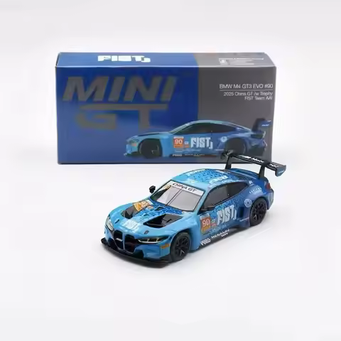 MINIGT 1:64 M4 GT3 EVO #90 GT Champion 1215 Fist Champion Diecast Collectible Model Car Gift