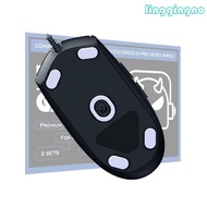 RR Mouse Skates Pads 2Sets Rounded Curved Edges Mouse Feet Replacement for G102 G203 G  Hero Wired M