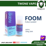 READY LIQUID FOOM PURPLE GUMMY GRAPE BUBBLEGUM SALT NIC 30ML BY ABOUTDRIPS 25.25