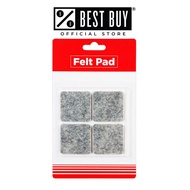 Felt Pad Gray 4's Square - Home & Office Supplies