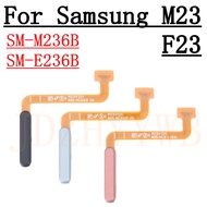 Home Button Touch ID Scanner Fingerprint Sensor Flex Cable For Samsung Galaxy M23 M236B F23 E236B