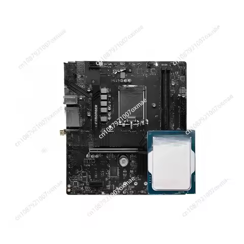 I3 12100F 12100 14100F Loose Chip with H610B760 Main Board CPU Set