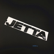 Applicable to the new Volkswagen JETTA rear trunk logo JETTA black silver logo sticker