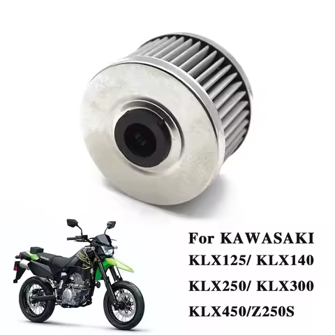 Oil Filter for Kawasaki KLX125 KLX140 KLX250 KLX300 KLX450 Z250SL KX450 - Engine Oil Filter Element