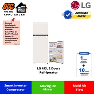 LG 493L 2 Doors Refrigerator | Inverter | Fresh 0 Zone | Moving Ice Maker | GN-B452PBFK | 1 Year Gen