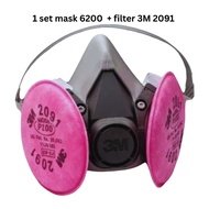(1 Pair) 3M 2091 Particulate Filter Mask Respirator niosh 6200