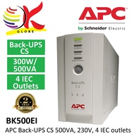 APC UPS BK500EI 500VA, 300W, 230V BACK-UPS CS WITH BATTERY BACKUP, 4 IEC OUTLETS AVR *UNINTERRUPTIBL