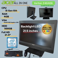 ถูกที่สุด ALL IN ONE PC Acer Veriton Z4640G Core i5 Gen 6th จอใหญ่ภาพสวยคมชัด เครื่องคอมพิวเตอร์พร้อมใช้งาน