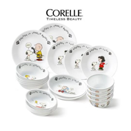 [CORELLE] SNOOPY Re-Born Edition Tableware 19p Set for 4 People / Dinnerware