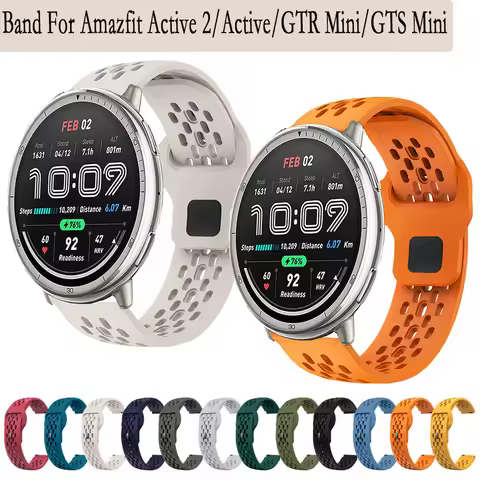 20mm Strap for Amazfit Active 2 Band Sport Breathable Bracelet for Amazfit Active 2/Active/ GTR Mini
