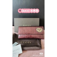 Preloved Gucci long wallet漆皮长钱包