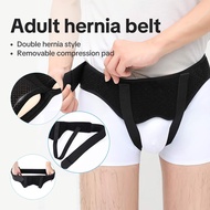 Hernia Belt for Men - Adjustable Double Hernia Truss with Removable Pads for Pain Relief Support