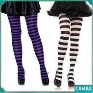 CVMAX Striped Cosplay Pantyhose - Elastic Over-Knee Hosiery