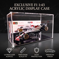 Acrylic Case for Bburago F1 1/43 Diecast 1:43 (Case Only) Acrylic Protector - F3D