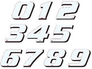 Puig Sticker Number 5 115 mm 5 Unités White Pack of 5