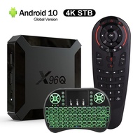 2023 Hot X96Q Android 10.0 Fast Smart TV BOX 2GB 16GB Allwinner H313 Quad Core 4K VS X96 Mini Set top box fast shipping TV Receivers
