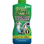 Green Gobbler Drain Clog Dissolver, Drain Opener-Cleaner ,Toilet Clog Remover, 31 oz 5URA