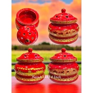 Hiolo Ceramic Incense Burner Cone Powder Yuan Bao Yenpao 4 Inch