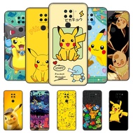 Pokemon Pikachu Case For Xiaomi Redmi Note 9S 9 Pro 9T 9Pro Case Back Cover For Redmi 9 T 9T Case Ba