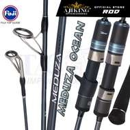 (6'0ft-6'3ft) FUJI TOP GUIDE Ajiking Meduza Ocean Jigging Rod Spinning Casting Butt Joint TceTackles