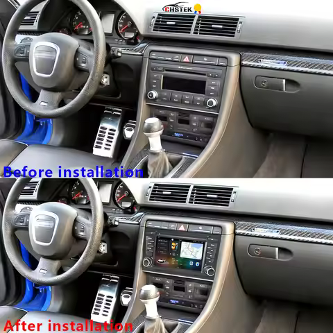 CHSTEK Car Radio For Audi A4 B6 B7 8E S4 RS4 For Seat Exeo Android 13 Autoradio Carplay Navi GPS 4G 