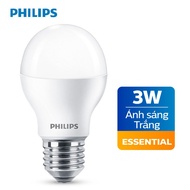 Philips LED Essential Bulb 3W E27 P45 - White Light / Yellow Light