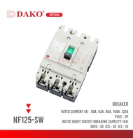 เบรกเกอร์ 3P 50A63A80A100A125A DAKO NF125-SW