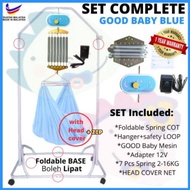 VIVA Spring Cot Rangka Buaian Boleh Lipat POMA Baby Cradle Electronic Mesin Buaian Elektrik Bayi