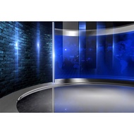 10x8ft Studio Backdrop News Broadcasting Display Screens Concert Interview Weather Forecast Program 