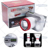 Senter Zoom 300 Watt Teleskop Led Fokus - Senter Kepala Zoom/Senter Lampu Kepala Super Terang Headla