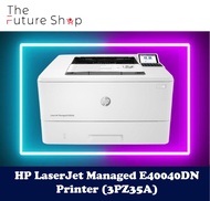 HP LaserJet Managed E40040dn Mono Laser Printer (3PZ35A) - Print Only/Up to 40ppm/Come with toner