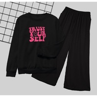 TRUST YOUR VIRAL Basic Oblong Suit Culottes for Teenagers 9-16 Years