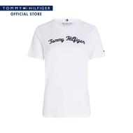 Tommy Hilfiger เสื้อยืด ผู้หญิง รุ่น WW0WW42589 YBR - สีขาว ทรง Regular Fit