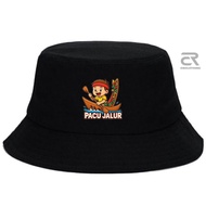 Pacu Strip Bucket Hat Aura Farming Kids Hat/