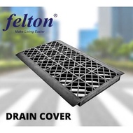 Felton Drain Cover Heavy Duty Plastic Penutup Longkang Plastik Rumah Tahan Kuat Outdoor Garden Decor
