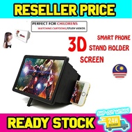 F2 Mobile Phone 3D Enlarge HD Screen Magnifier Amplifier Stand - Cermin Pembesar Skrin Smartphone 手机放大镜